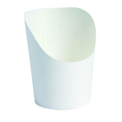 Pot wrap carton blanc Diam: 5 cm 5 x 7,2 x 7,9 cm - 50 unités