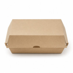 Boîte Kebab kraft Taille S 235x137mm H80mm - 50 unités