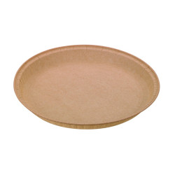 Moule de cuisson rond papier "Nature" Diam: 21,4 cm 21,4 x 24,5 x 2 cm - 1050 unités