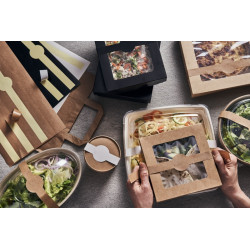 Etiquette autocollante noire 40 x 2 cm - 500 unités