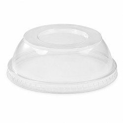 Couvercle PET transparent rentrant  H13mm - 50 unités