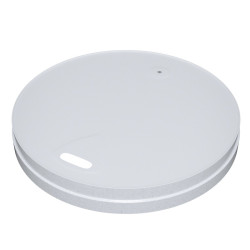 Couvercle plat blanc en carton sans matière plastique, Waterbased  H10mm - 50 unités