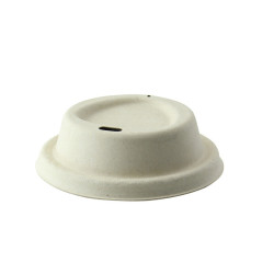Couvercle pulpe dôme brun avec bec Diam: 8 cm 8 cm - 100 unités