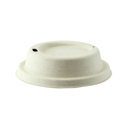 Couvercle pulpe dôme brun avec bec Diam: 9 cm 9 cm - 100 unités