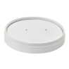 Couvercle carton blanc chaud et froid Diam: 9,7 cm 9,7 cm - 50 unités