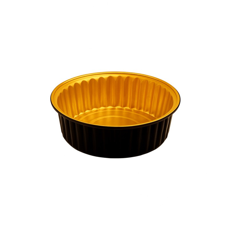 Opseal Pot aluminium noir/or  H45mm 520ml - 50 unités