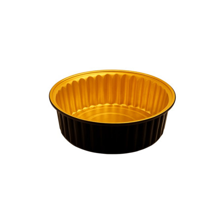Opseal Pot aluminium noir/or  H45mm 520ml - 50 unités