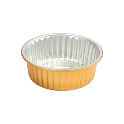 Opseal Pot aluminium couleur or   H80mm 1 370ml - 50 unités