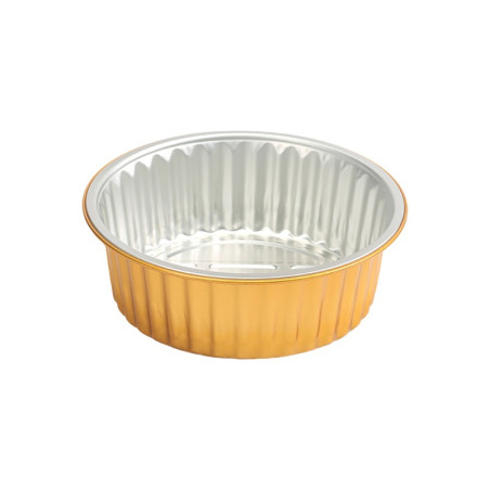 Opseal Pot aluminium couleur or   H80mm 1 370ml - 50 unités