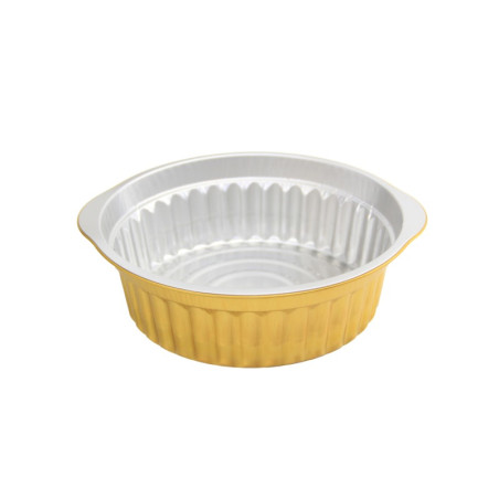 Opseal Marmite argent/or en aluminium  H75mm 3 100ml - 20 unités