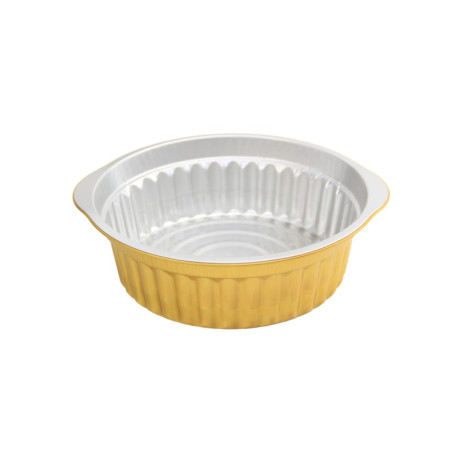 Opseal Marmite argent/or en aluminium   H85mm 3500ml - 20 unités