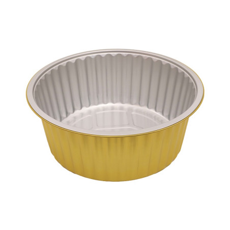 Opseal Pot géant en aluminium argent/or  H110mm 5000ml - 20 unités
