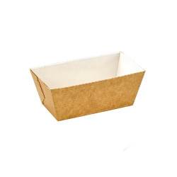 Moule de cuisson carton microflute rectangulaire 10,3 x 5,5 x 4 cm - 650 unités