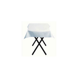 Nappe papier blanc carrée 700x700mm - 500 unités