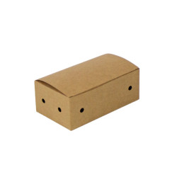 Boîte Kraft 9 Nuggets  140x78mm H53mm - 50 unités