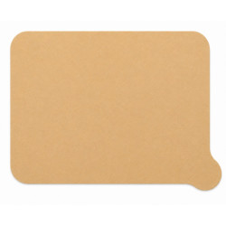 Opco kraft opercule de scellage pour contenant 181x167mm - 500 unités