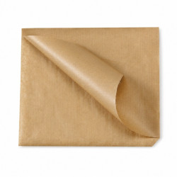 Sac papier brun ouvert sur 2 côtés, 25*23cm  - 25 cm x 23 cm - 1000 unités