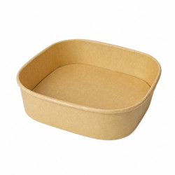 Saladier KraftCarré Multi Usage 170x170mm H56mm 1000ml - 50 unités