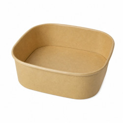 Saladier KraftCarré Multi Usage 170x170mm H66mm 1200ml - 50 unités