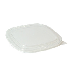 Couvercle PP pour Saladier carre  130x130mm - 50 unités
