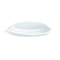 Couvercle PET transparent  - 18,5 cm  - 45 unités