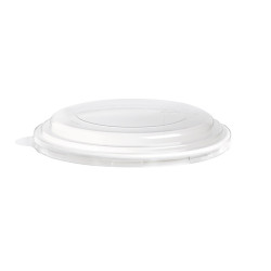 Couvercle PLA transparent Diam: 18,5 cm 18,5 cm x 45 unités