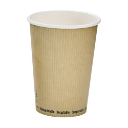 Pot à soupe carton blanc 940 ml Diam: 11,4 cm 11,4 x 7,9 x 14,9 cm - 25 unités