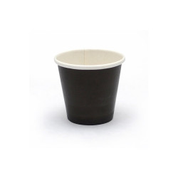 Pot carton noir chaud et froid 45 ml Diam: 4,6 cm 4,6 x 3 x 4 cm - 50 unités