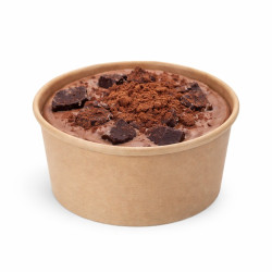 Pot carton fibre de bambou chaud et froid 150 ml Diam: 8,5 cm 8,5 x 7 x 5,2 cm - 50 unités