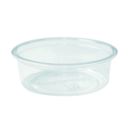 Coupelle PLA transparente 60 ml Diam: 7,6 cm 7,6 x 7,5 x 2,4 cm x 50 unités