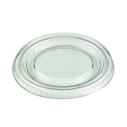 Couvercle plat PLA transparent - GXL345PC Diam: 7,6 cm 7,6 cm - 125 unités