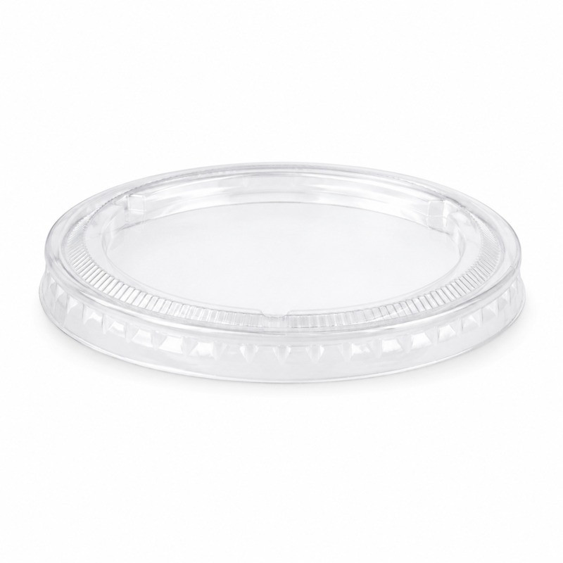 Couvercle PET transparent Diam: 7,4 cm 7,4 x 7,4 x 0,8 cm - 100 unités