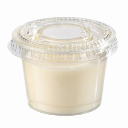 Couvercle PET transparent Diam: 7,4 cm 7,4 x 7,4 x 0,8 cm - 100 unités