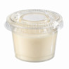 Couvercle PET transparent Diam: 7,4 cm 7,4 x 7,4 x 0,8 cm - 100 unités