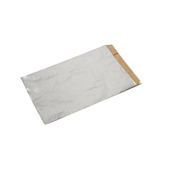 Sac aluminium avec intérieur kraft brun 14 x 22 x 7 cm - 250 unités