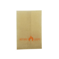 Sac papier kraft brun spécial four 8 x 6,5 x 12 cm - 100 unités