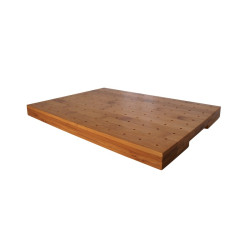 Support bambou rectangulaire pour 120 pics 30 x 25 x 2,3 cm - 1 unités