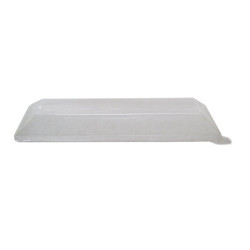 Couvercle PET transparent "Samourai" 22 x 8,8 x 2,6 cm - 100 unités