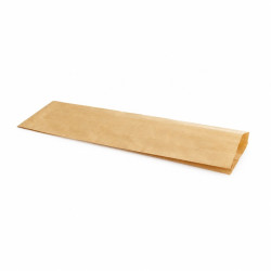 Sac sandwich papier brun  - 10 cm x 35 cm x 4 cm - 1000 unités