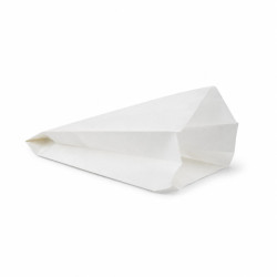 Sac papier tout usage blanc  - 18 cm x 8 cm x 27 cm - 1000 unités