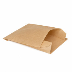 Sac papier tout usage brun  - 18 cm x 8 cm x 27 cm - 1000 unités