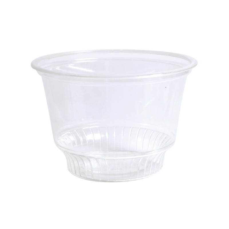 Coupe dessert PET transparent 280 ml Diam: 9,8 cm 9,8 x 5,5 x 6,8 cm - 50 unités