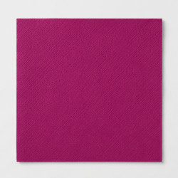 Serviette micro point bordeaux 2 plis 38 x 38 cm - 40 unités