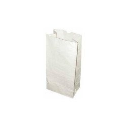 Sac SOS papier blanc 18 x 11 x 35 cm - 500 unités