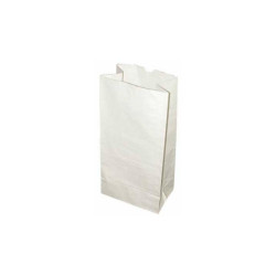 Sac SOS papier blanc 13 x 8 x 25 cm - 1000 unités