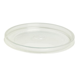 Couvercle PP transparent Diam: 9 cm 9 cm - 50 unités