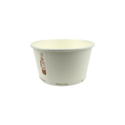 Pot à soupe carton blanc 350ml Ø115mm - 25 unités