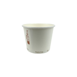 Pot à soupe carton blanc 230ml Ø90mm 70x H70 mm - 25 unités