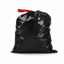 Sac poubelle noir  - 130000ml - 42 cm x 20 cm x 110 cm - 100 unités