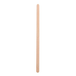 Spatule à café bois à bouts arrondis 0,6 x 17,6 cm - 1000 unités